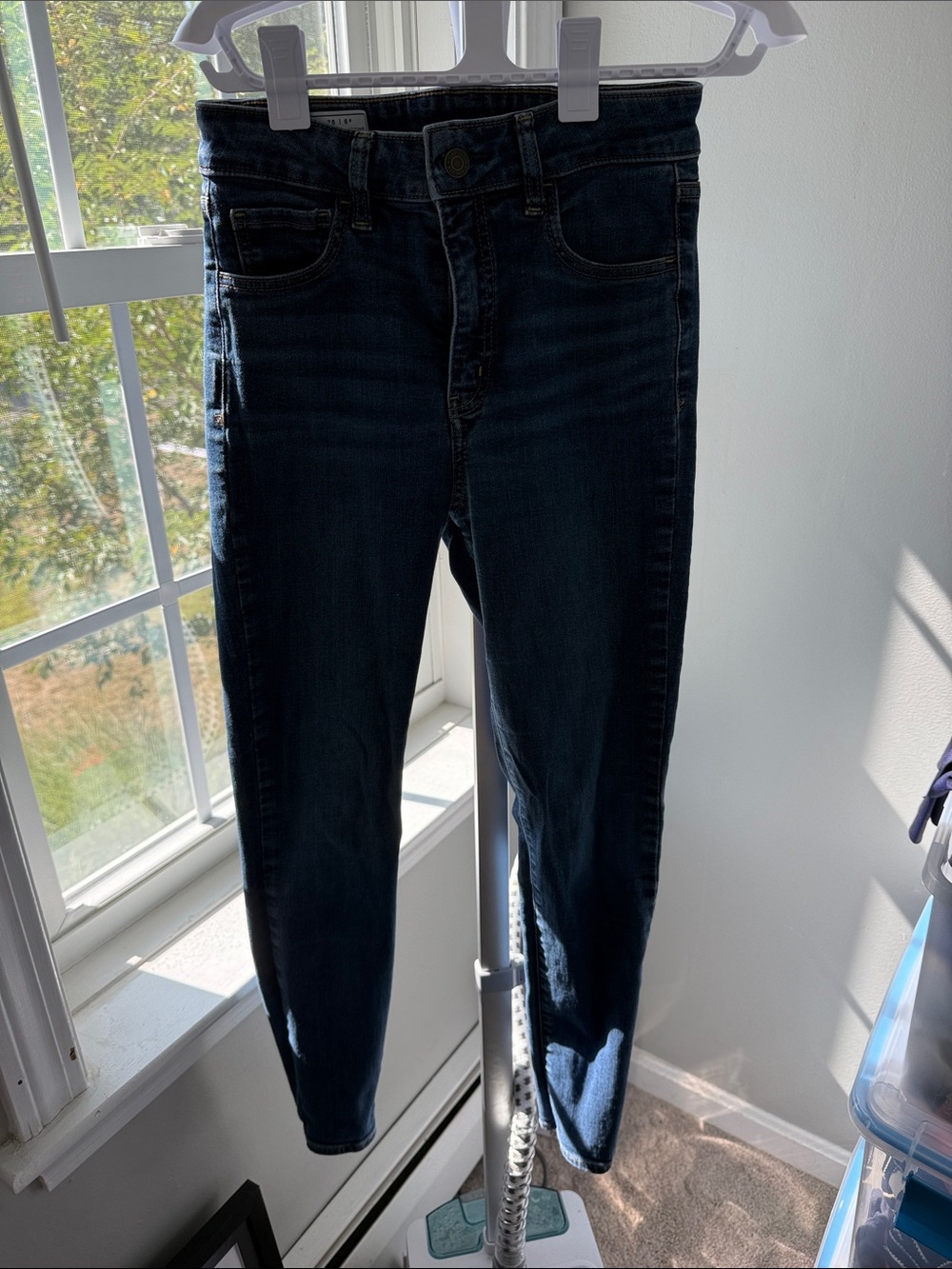 GAP Women's Dark Blue Skinny Jeans